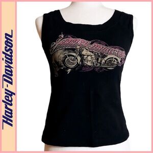 Harley Davidson Wausau Wisconsin Womens Cropped Tank
